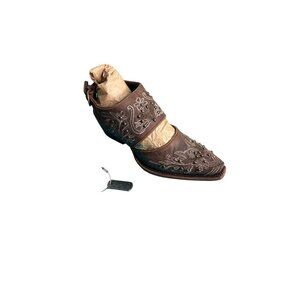 Lane Boots Women's Brown Santorini Buckle Mule 8